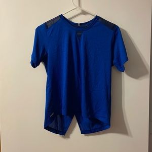 New Balance Women's Impact Run Mesh T-Shirt
Color: Techtonic Blue Heather